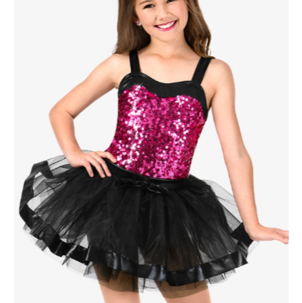 Girls dance leotard and skirt
